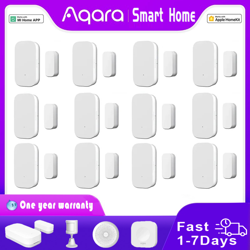 Smart Home Hub 2 - オリジナル Aqara ドア窓センサー ZigBee ワイヤレス接続スマートドアセンサースマートホーム Xiaomi