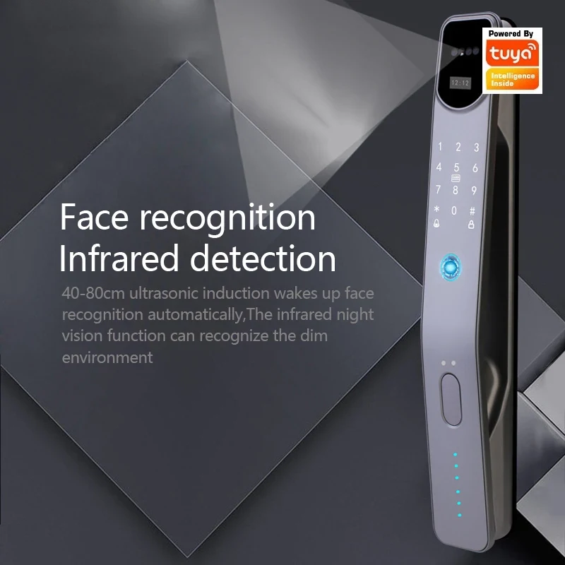Wi-Fi対応顔認識スマートロック、安全な家庭用防犯ドア、猫 - Smart Home Door Lock のレビューと価格