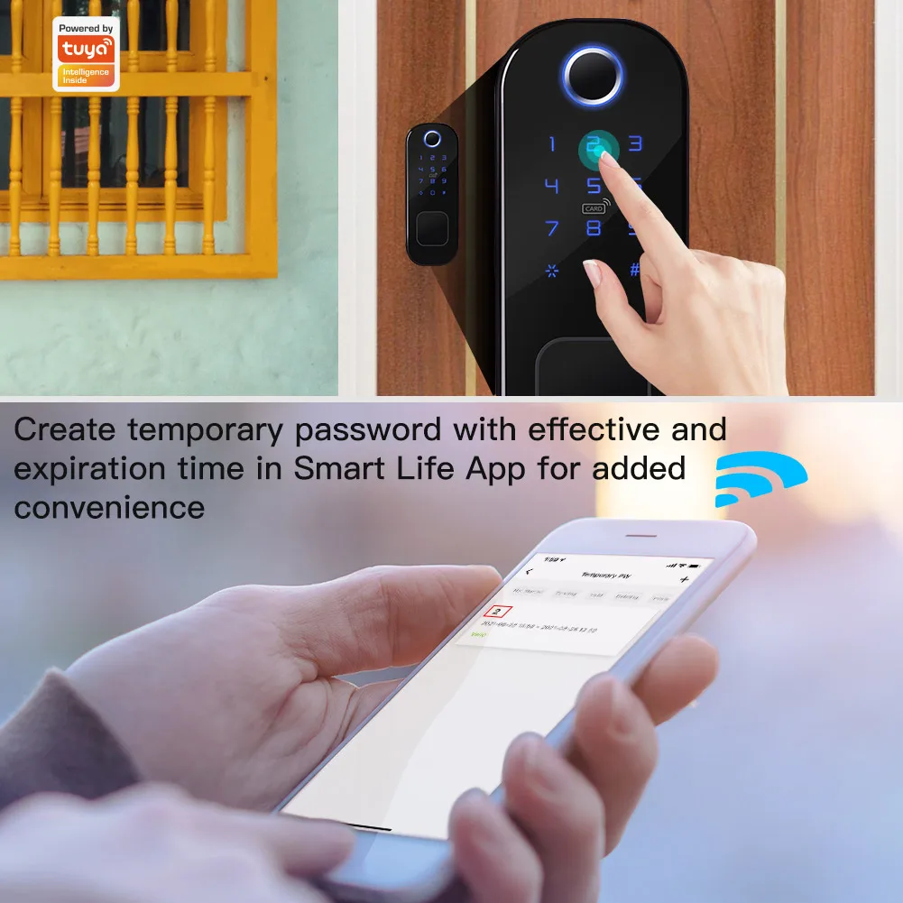 あなたのもの-Wi-Fiを備えたスマート指紋ドア,家,ホテル - Smart Home Door Lock のレビューと価格