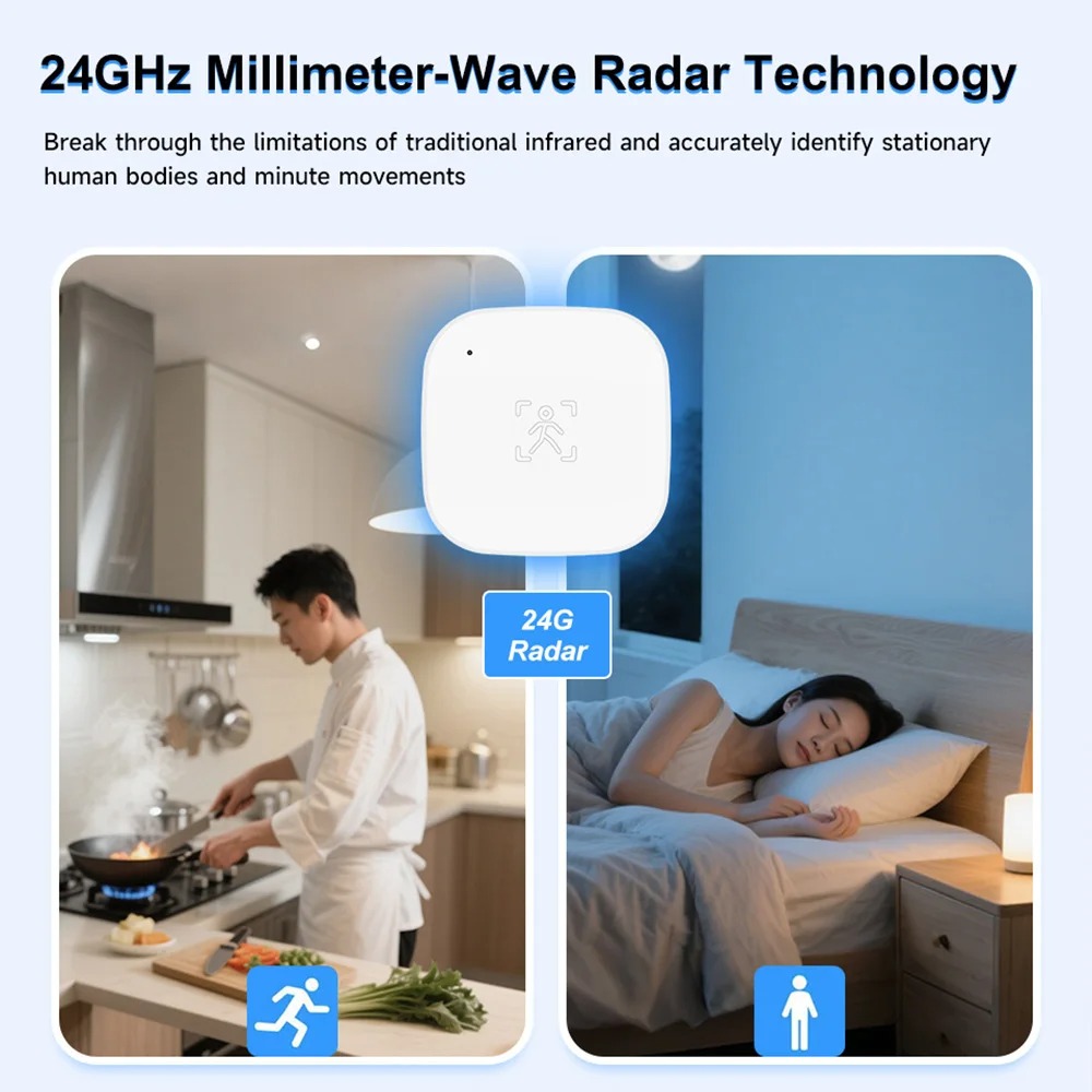 Tuya Zigbee 24G MmWave レーダー人感セ - Smart Home Wiser のレビューと価格