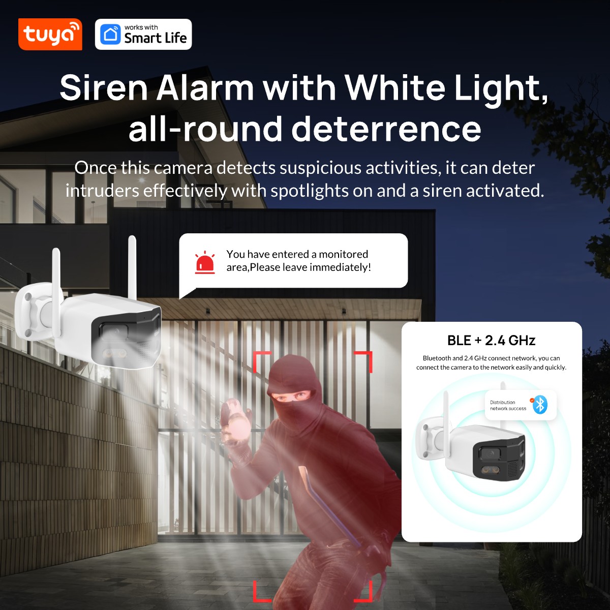 Tuya Smart 4MP 2.5K デュアルレンズ 広角 - Smart Home Camera Ezviz のレビューと価格
