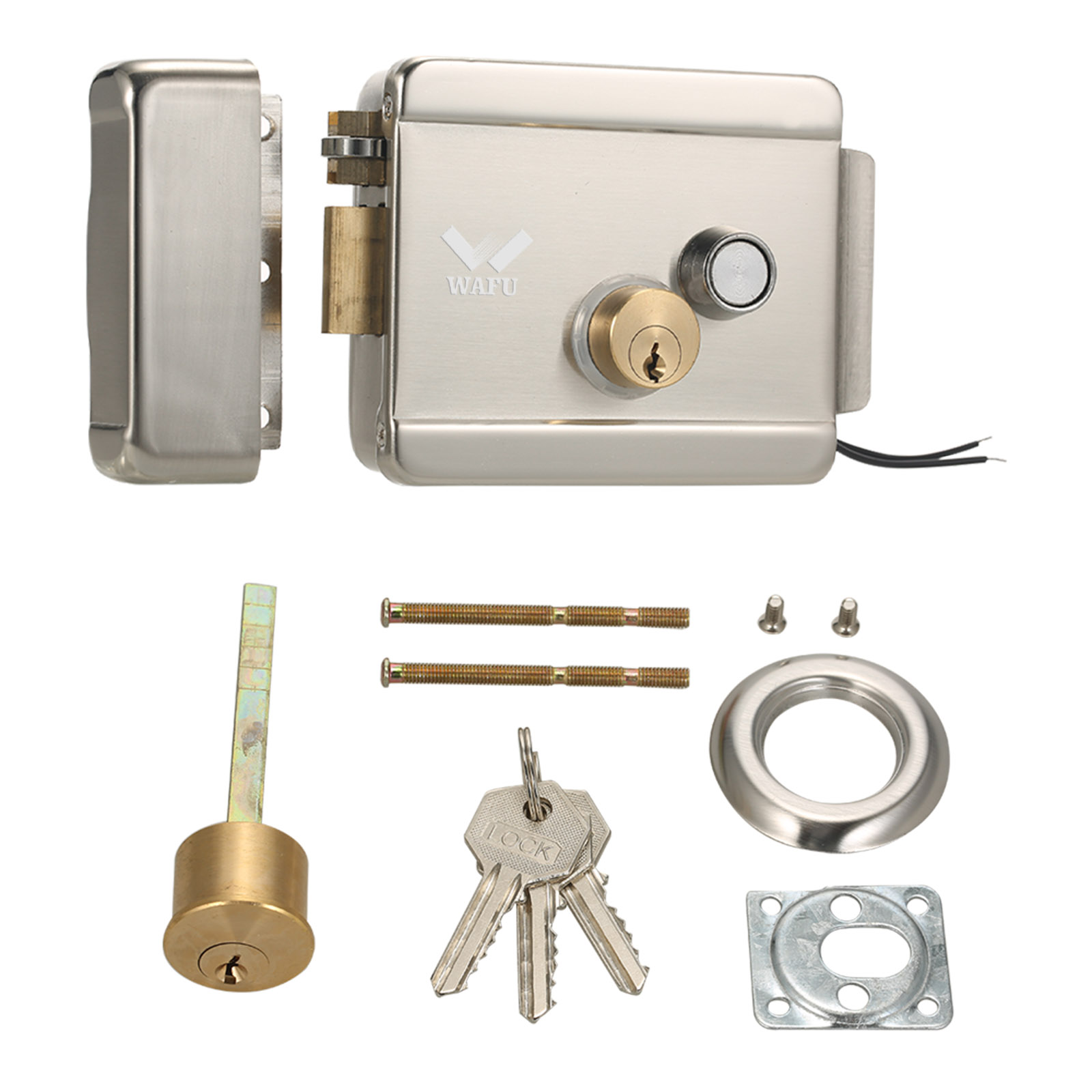 WAFU スマート電気ゲートドアロック安全な電気金属ロック電 - Smart Home Door Lock のレビューと価格
