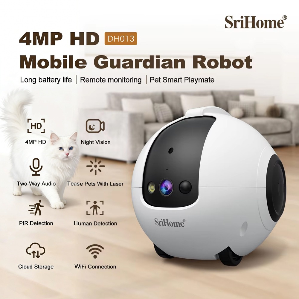 Srihome 4MPモバイルインテリジェントロボットカメラ - Smart Home Camera Ezviz のレビューと価格