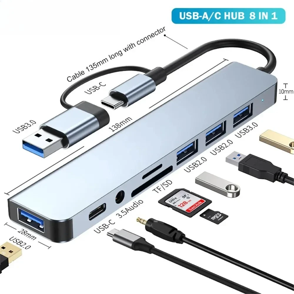 8-in-2 USB C ハブ マルチポート アダプター 3 - Smart Home Hub 2 のレビューと価格