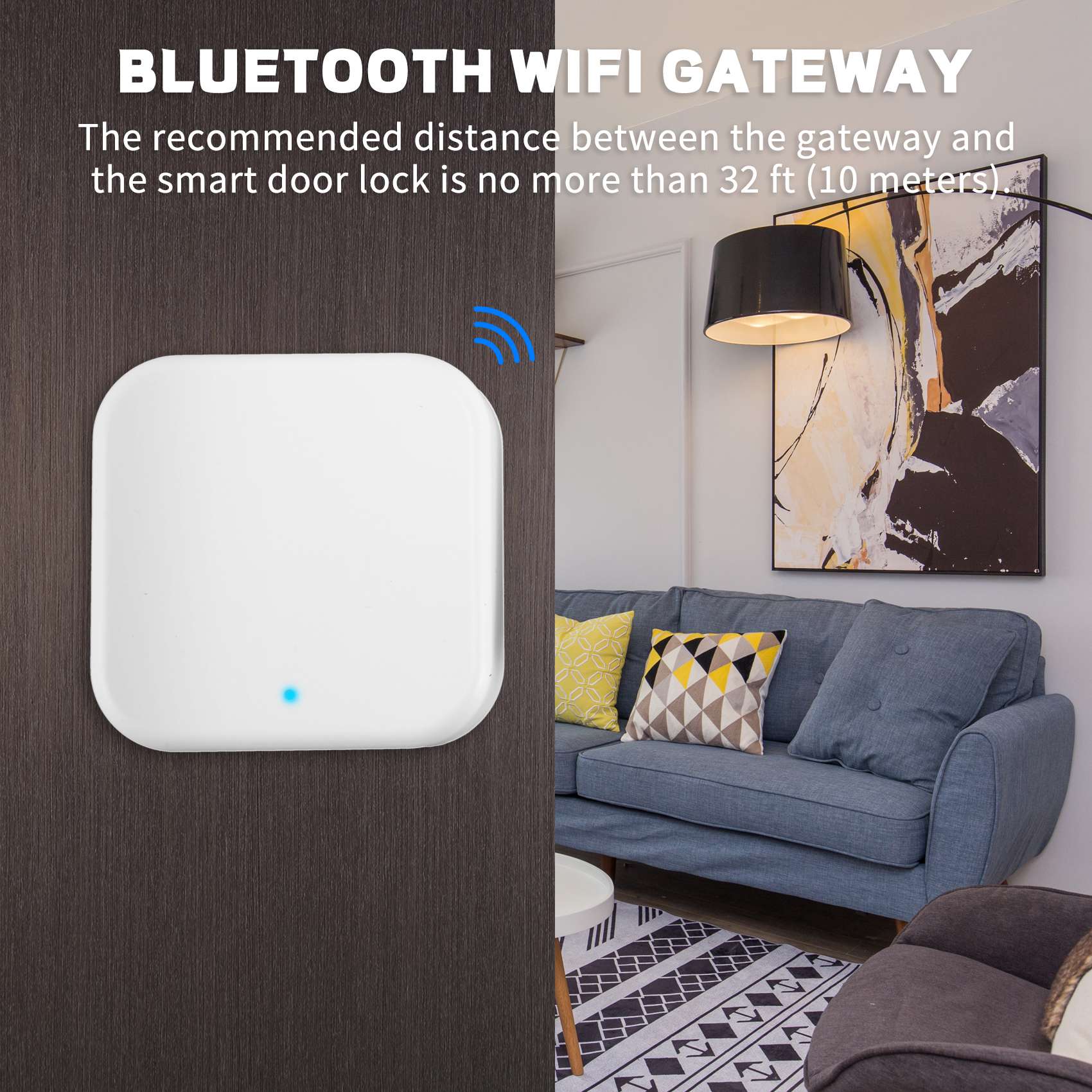 Bluetooth Wifiゲートウェイ 指紋パスワード ス - Smart Home Door Lock のレビューと価格