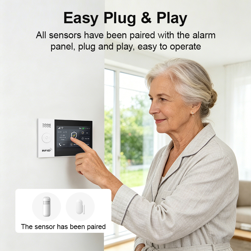 PGST 2G WiFiアラームシステムキット セキュリティ - Smart Home Wiser のレビューと価格